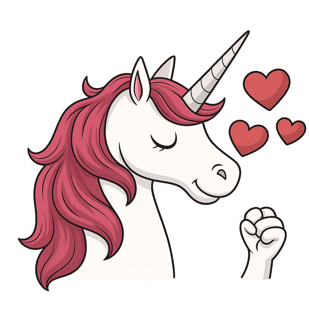 Liebendes Einhorn